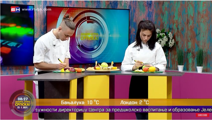 Наши ученици гости у емисији Јутарњи програм